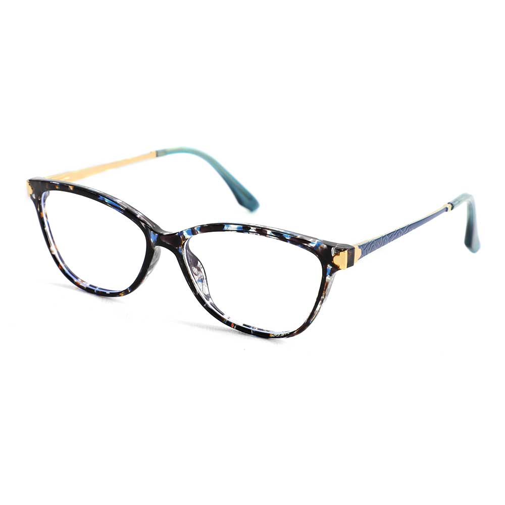 Joshua Rechteckige Blaue Brille
