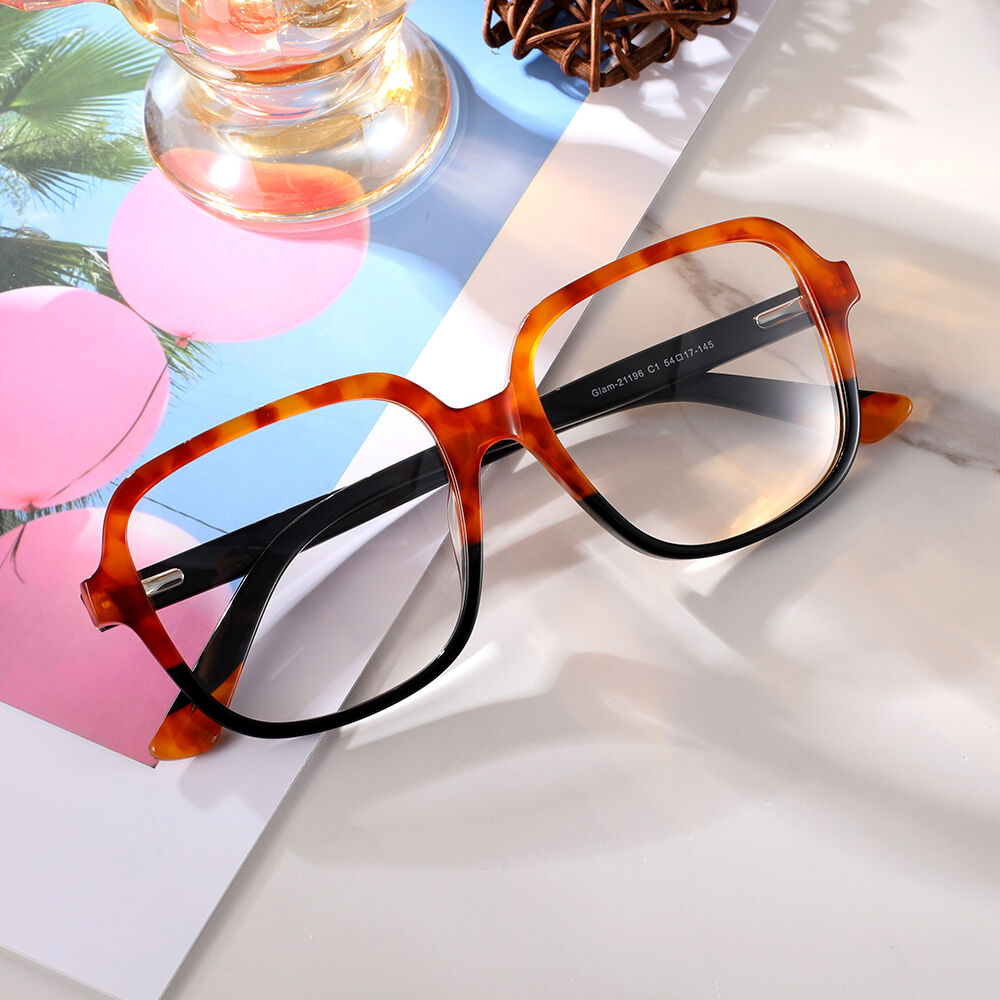 Ford Quadratische Schwarze Brille