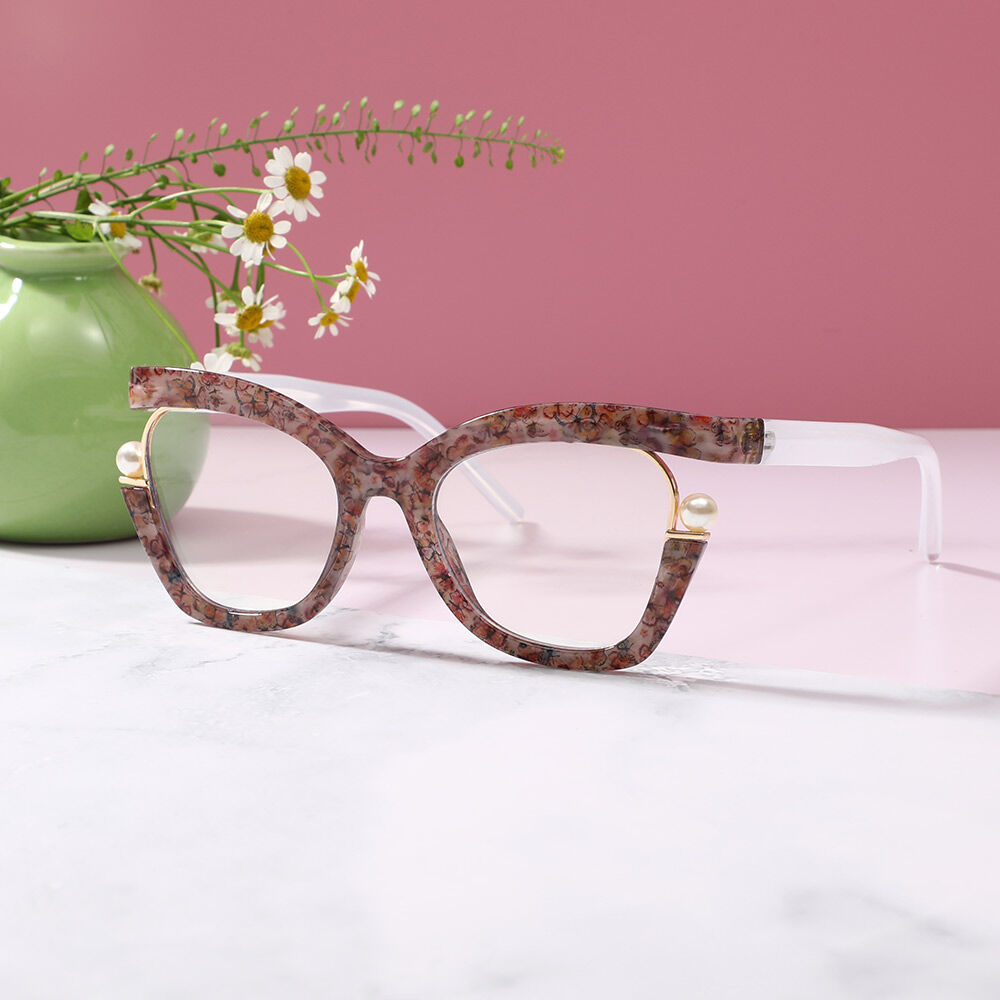 Halona Cat Eye Floral Glasses