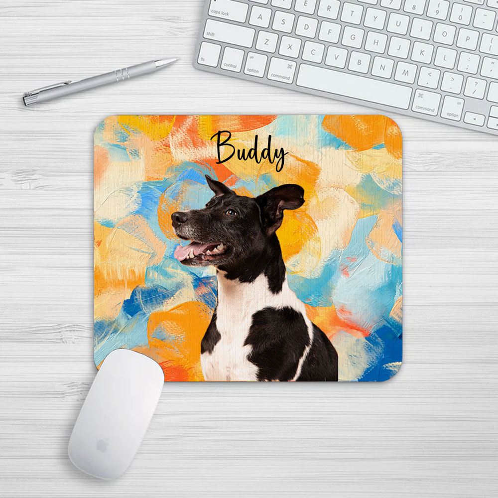 Personalized Photo Mouse Pad Colorful Gift for Pet Lovers