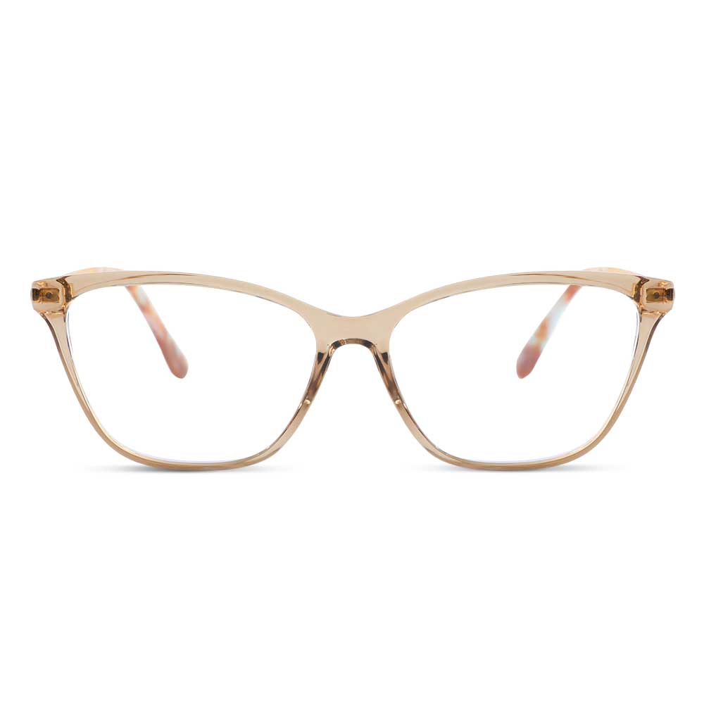 Lunettes de Vue Andrew Cat Eye Champagne 