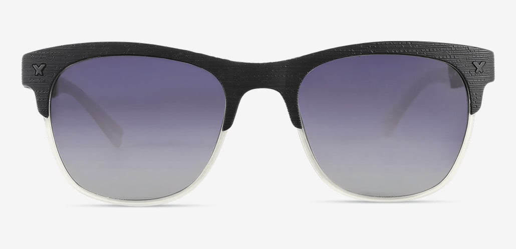 Bert Black Square Sunglasses