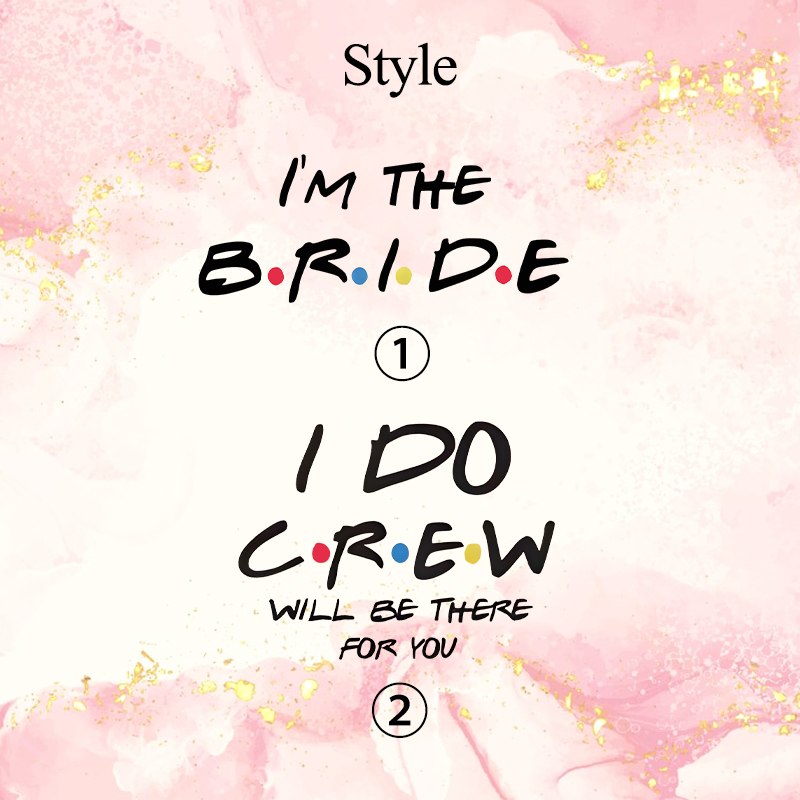 Personalized T-shirt I Do Crew Will Be There For You Great Gift for Bachelorette Party