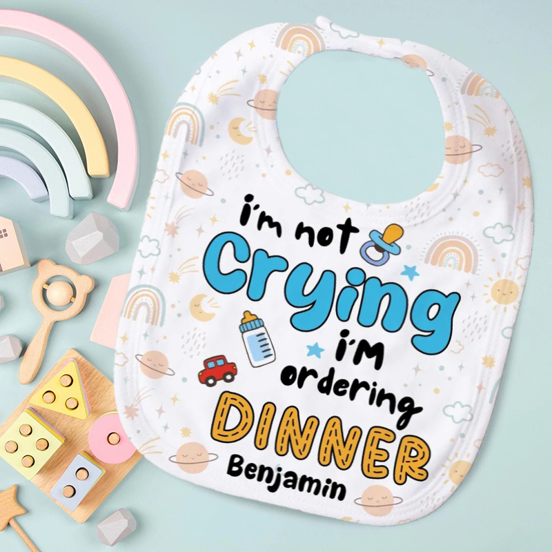 Bavaglino personalizzato con nome un regalo divertente per i bambini