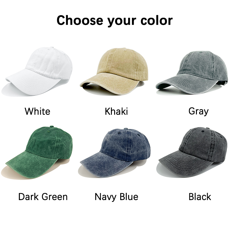 Personalized Hat Custom Embroidered Color Photo Design Perfect Gift for Father's Day