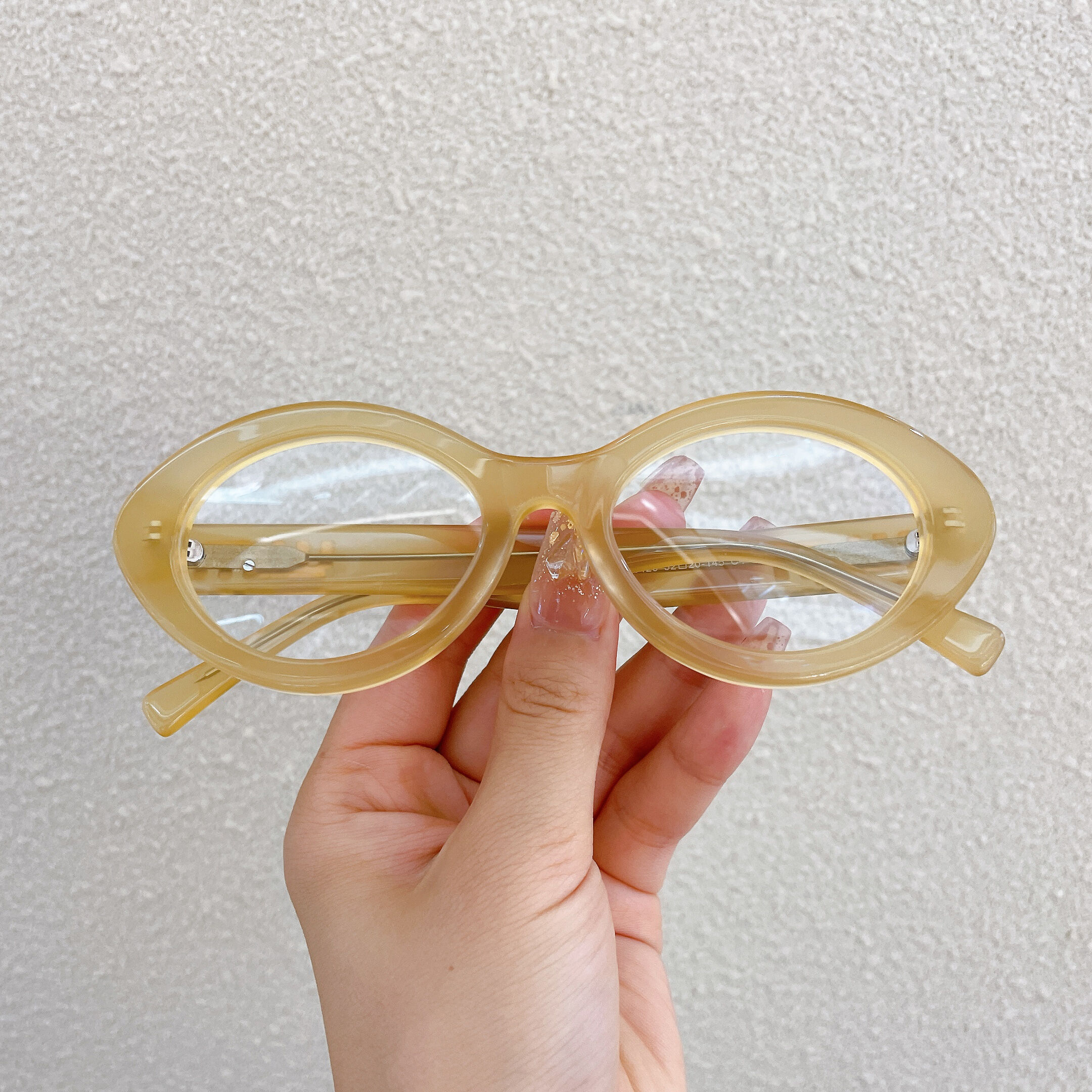 Maree Oval Yellow Glasses