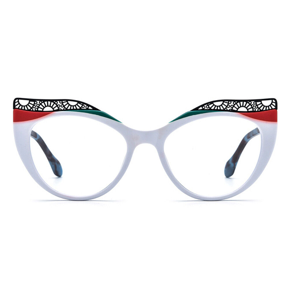 Occhiali da Vista Anderso Cat Eye Bianco