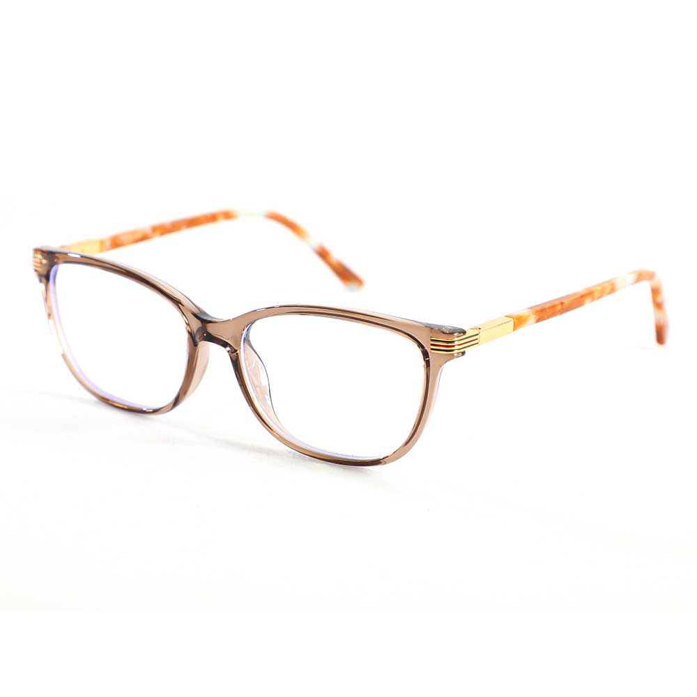 Dickens Rechteckige Braune Brille