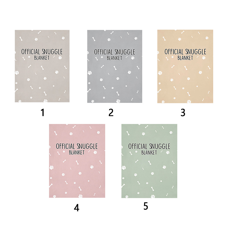 写真入り ブランケット 可愛い 肉球柄 ペット 写真入り 名前入り シンプル  プレゼント オーダーメイド