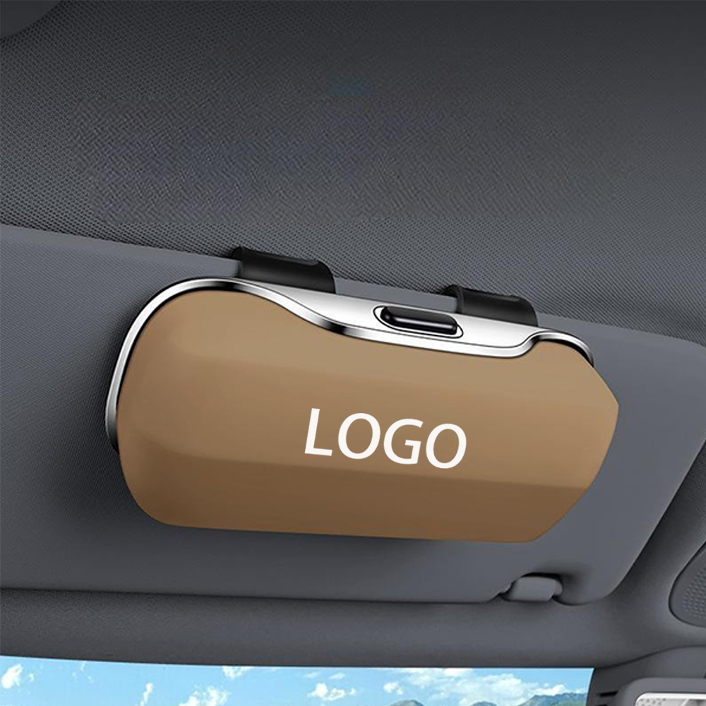 Personalized Car Sunglasses Case Multifunctional Glasses Case Sun Visor Clip Storage Box for Men