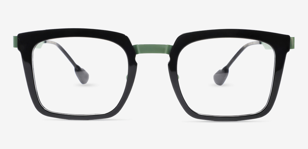 Hyme Black Square Glasses