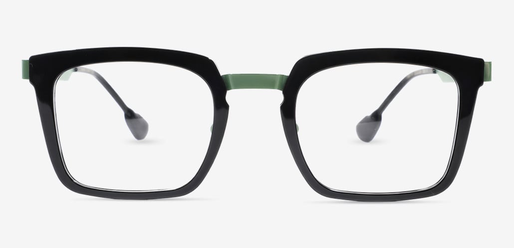 Hyme Black Square Glasses