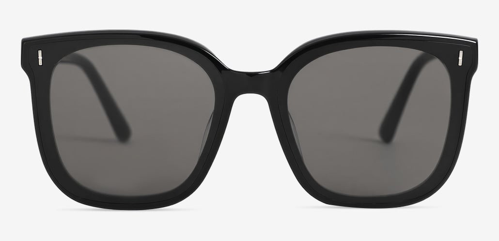 Penelope Black Square Sunglasses