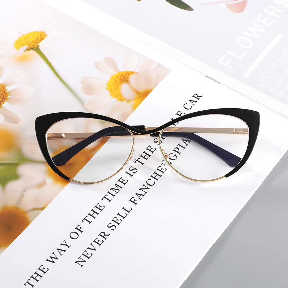 Occhiali da Vista Dulles Cat Eye Nero 