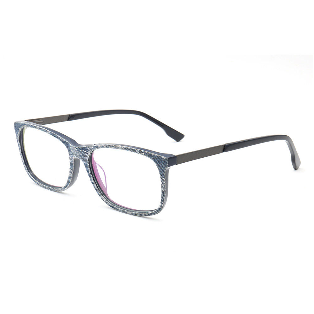 Angeoo Quadratische Blaue Brille