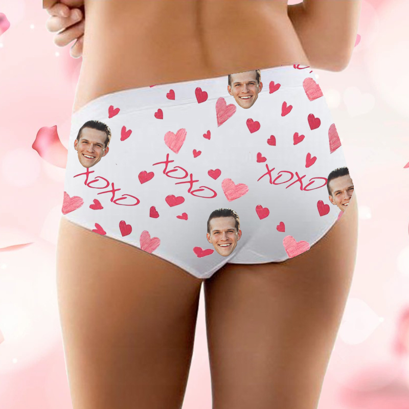 Personalized Photo Women Women's Underwear Cute Gift for Favourite Girlfriend
