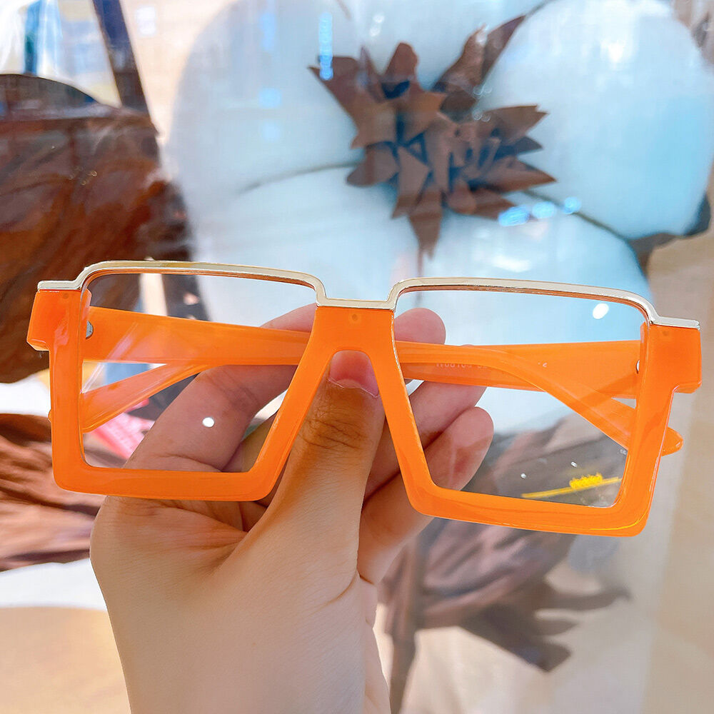 Lunettes de Vue Une Carré Orange