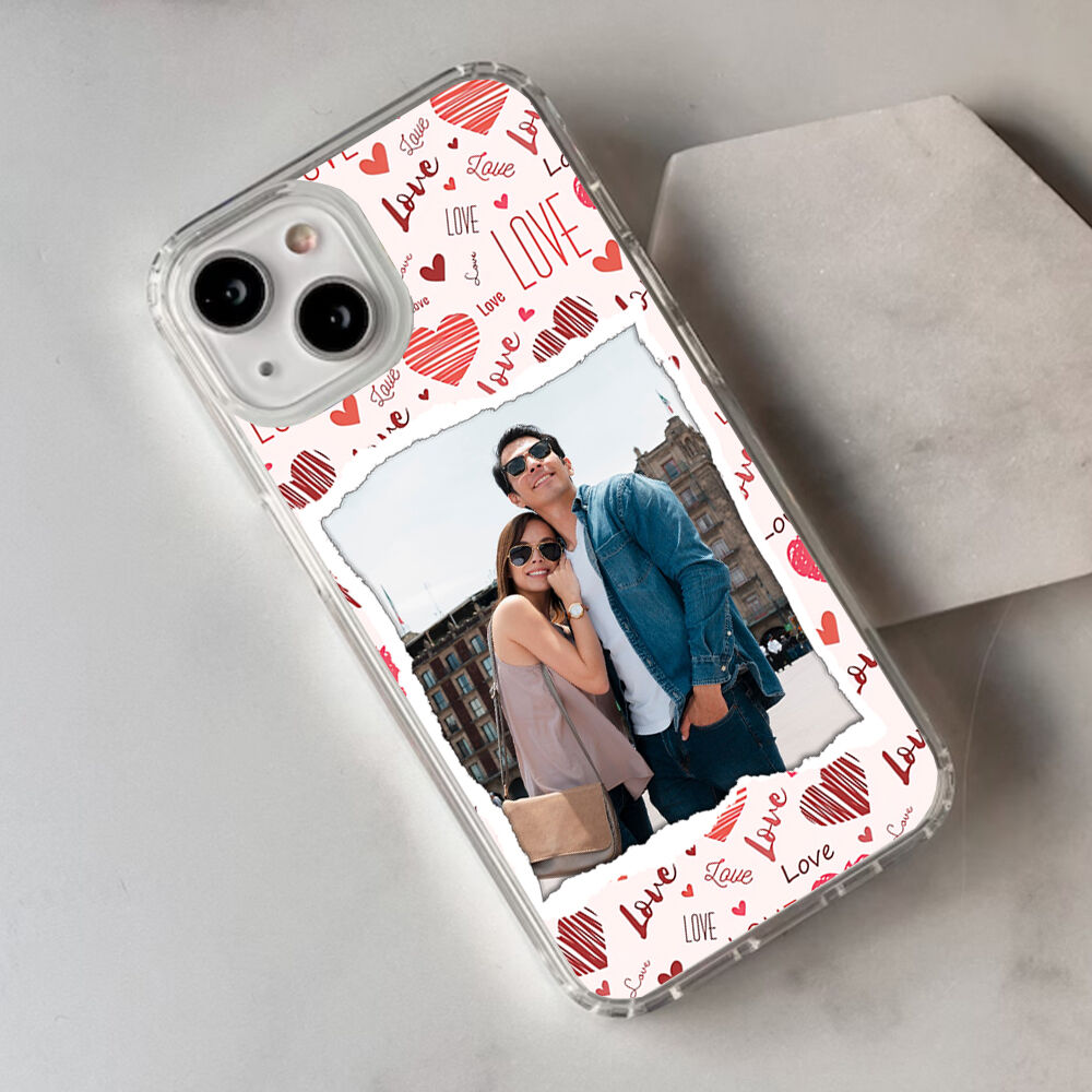 Personalized Phone Case With Photo And Sweet Gift For Valentine's Day