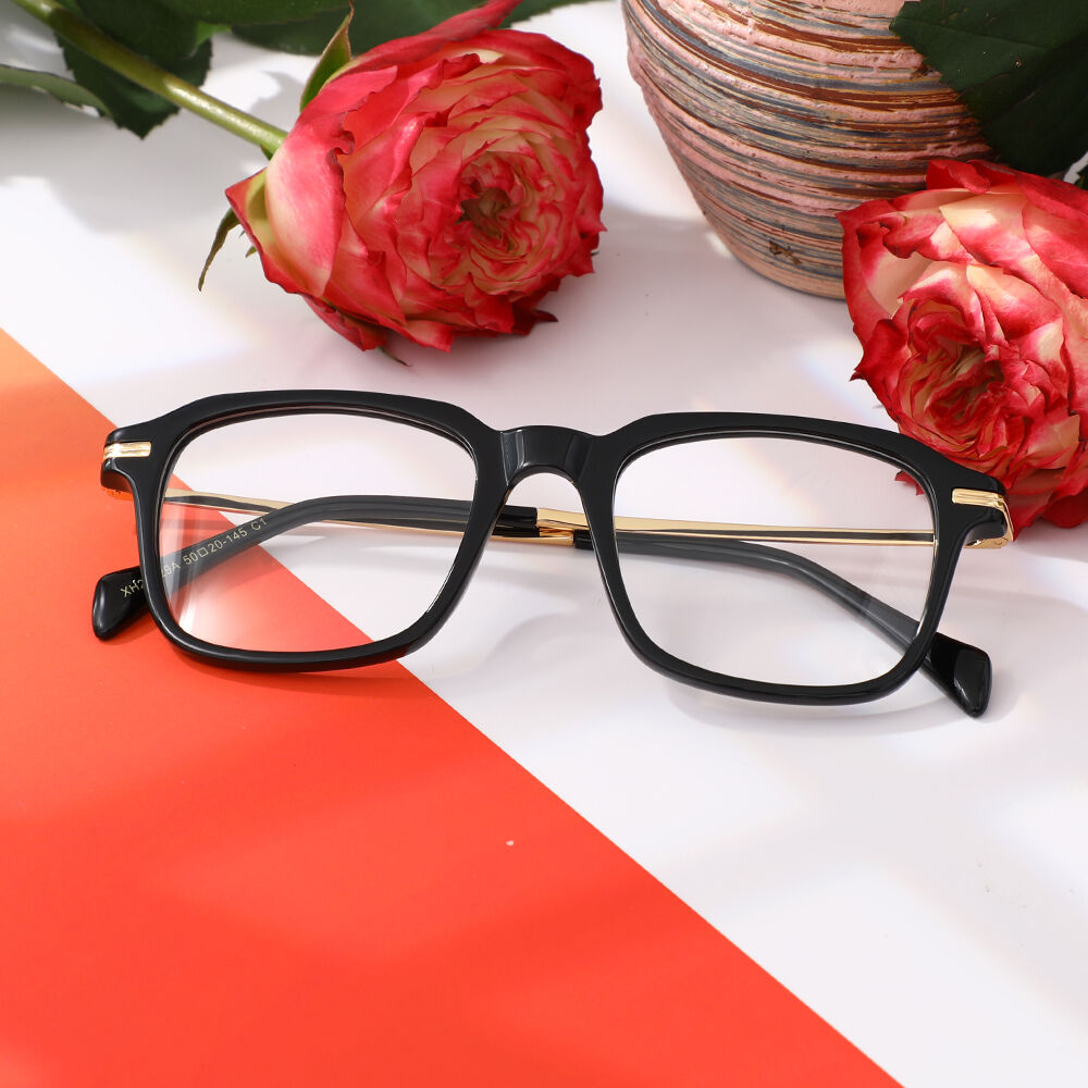 Obadia Square Black Glasses