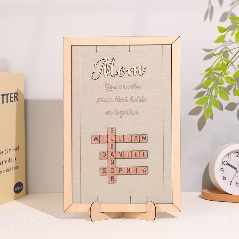 Personalized Scrabble Photo Frame A Heartwarming Mother's Day Gift
