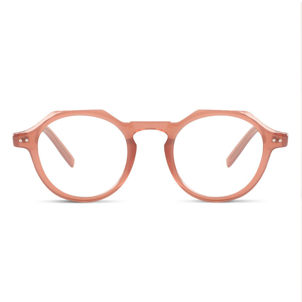 Lunettes de Vue Madeline Ronde Rose