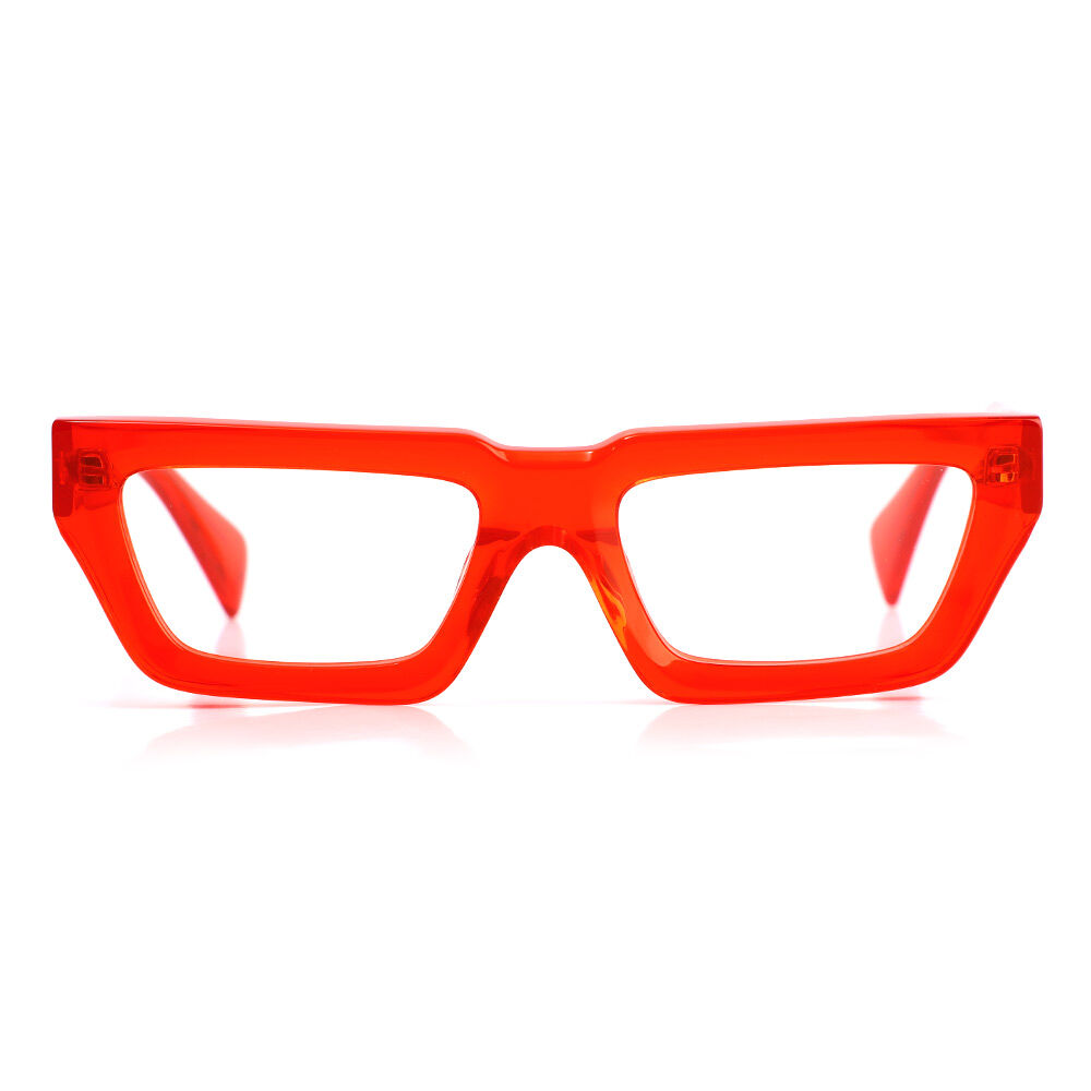 Evea Rectangle Rote Brille
