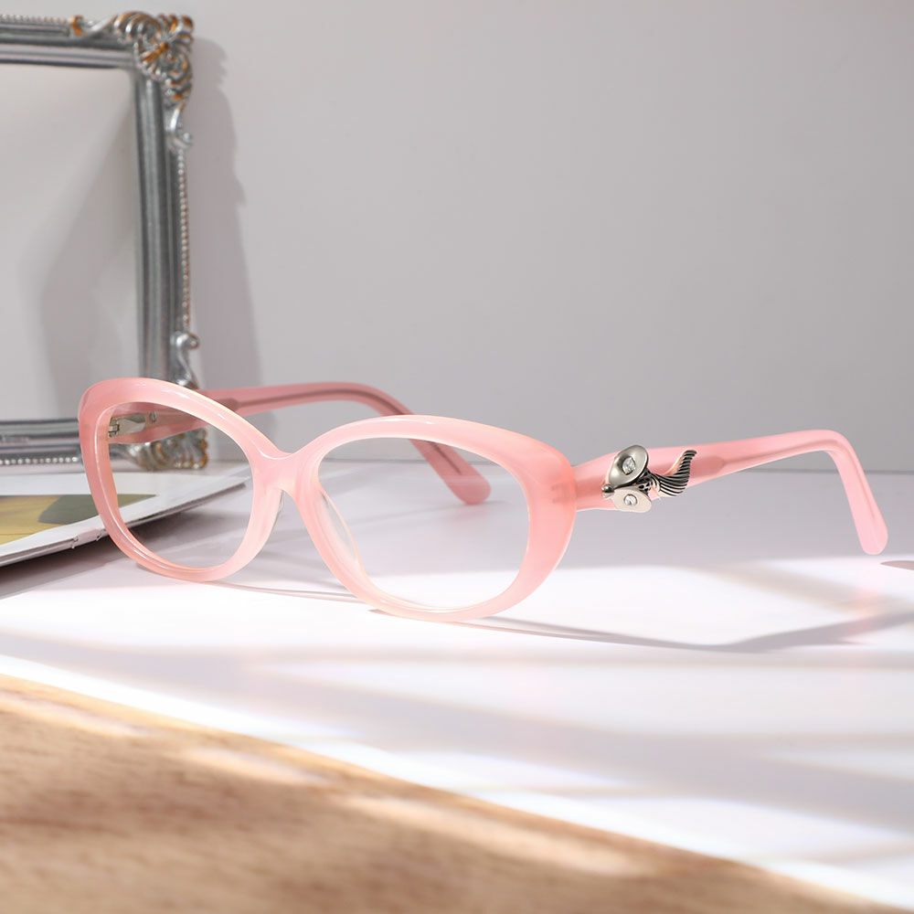 Emmi Cat Eye Rosa Brille