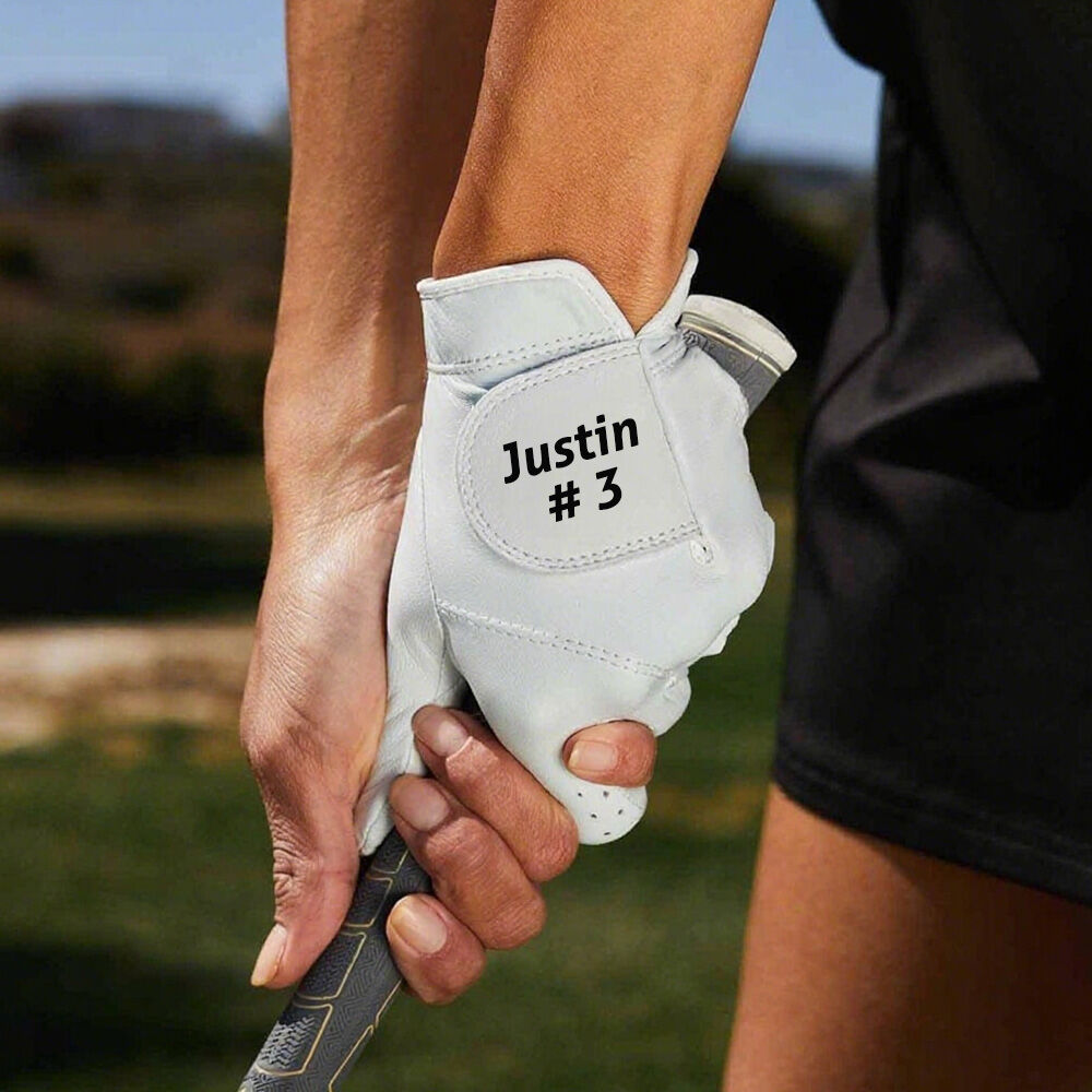 Personalized Golf Glove with Name Customization Sports Protection Tools for Him or Her