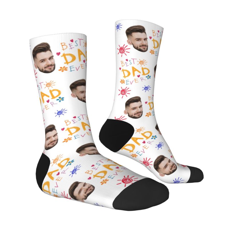 Customizable Face Socks as a Sweet Gift for Dad