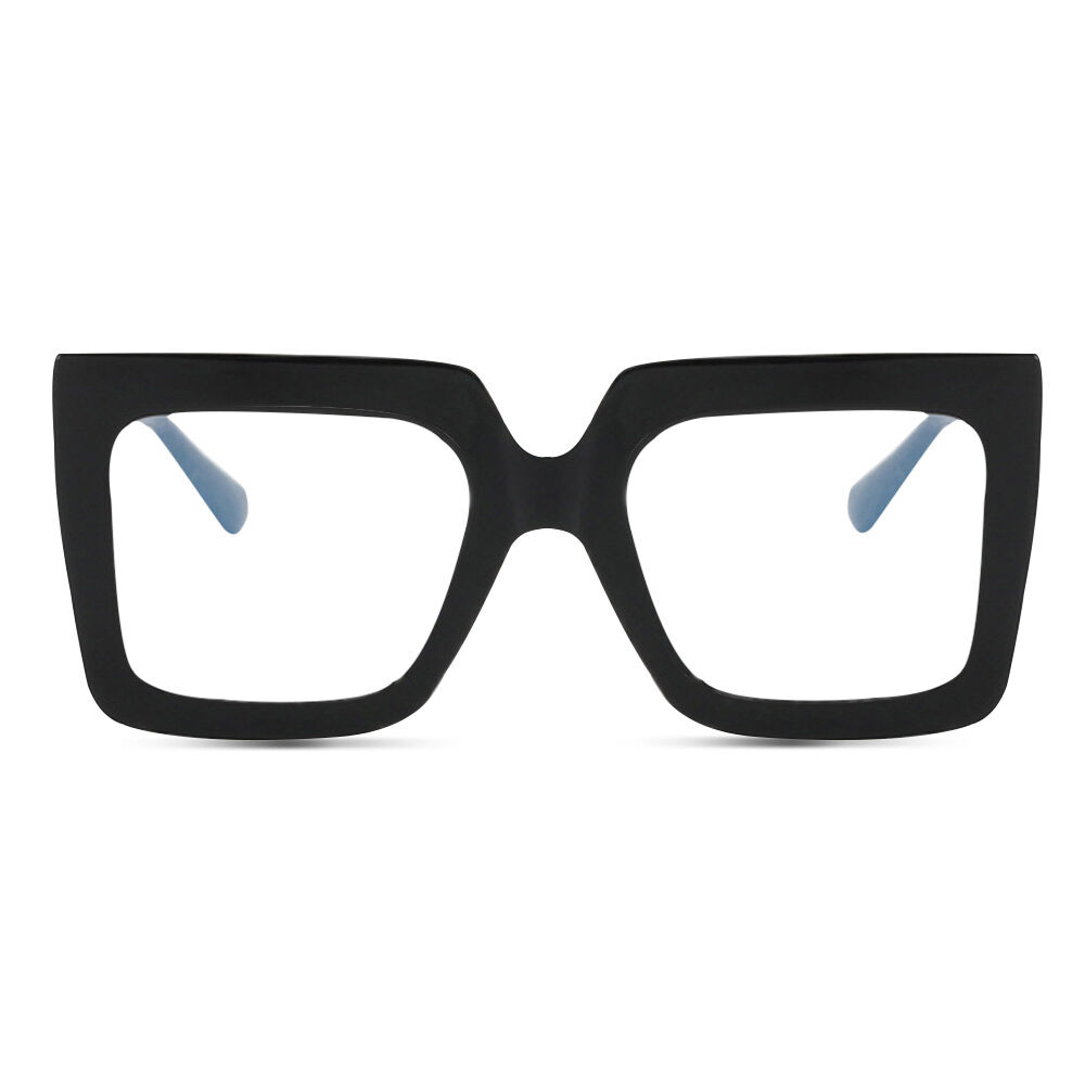 Quie Square Black Glasses