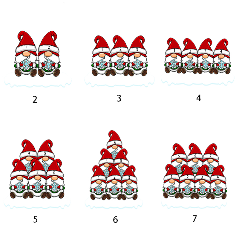 Personalized Christmas Ornaments Customized Names Funny Gifts For Family