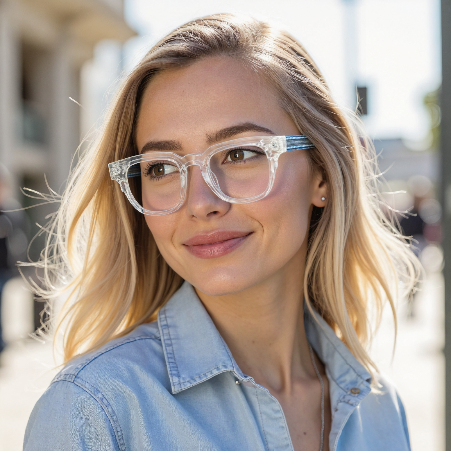 Lunettes de Vue Dylan Carré Transparent