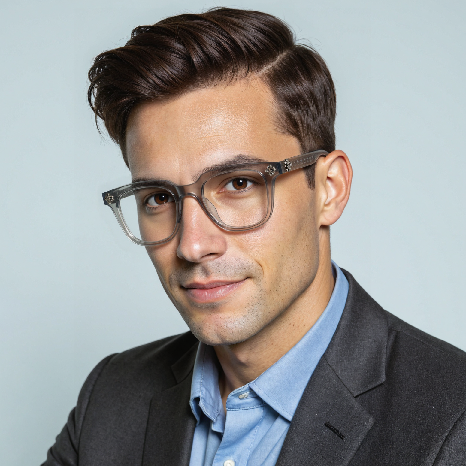 Lunettes de Vue Dana Carré Gris