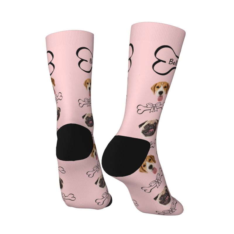 "Bone Gift" Personalized Face Socks are a Gift for Pet Lovers