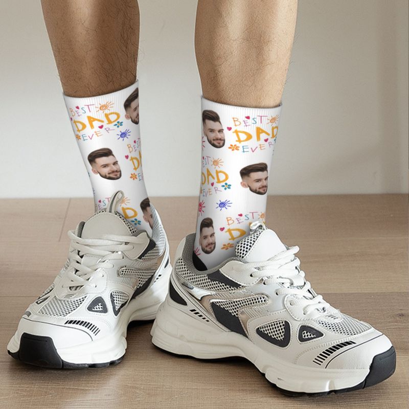 Customizable Face Socks as a Sweet Gift for Dad