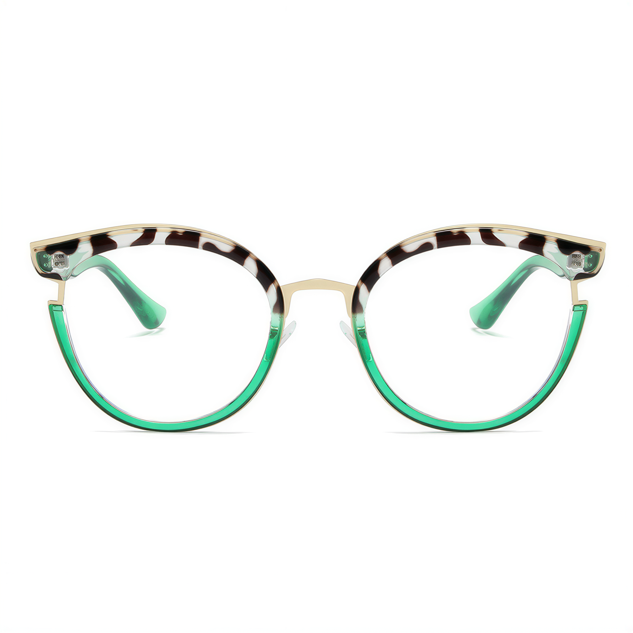 Harte Lunettes Cat Eye Vertes