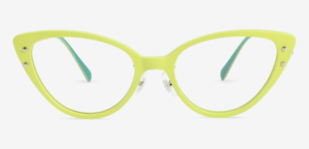 Wright Lunettes Cat Eye Jaunes