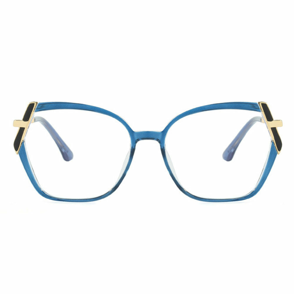 Macaula Cat Eye Blue Glasses