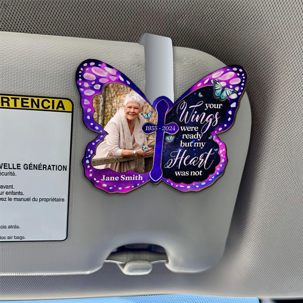 Personalized Car Visor Clip Memorial Gift Car Accessories for Family Members