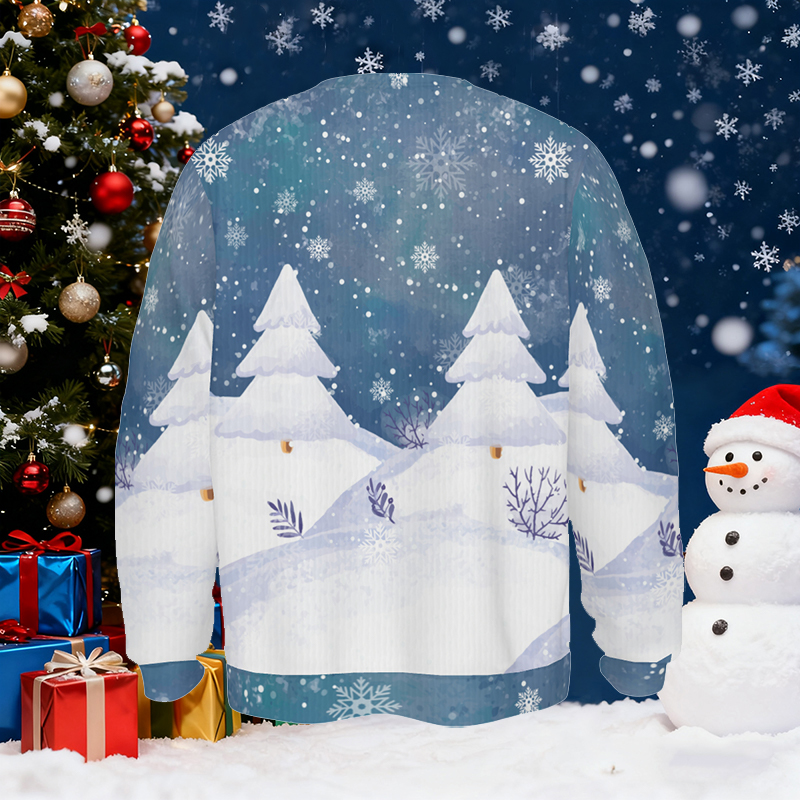 Pull moche personnalisé unisexe avec motif personnalisé pour enfants adorable cadeau de Noël pour sa famille