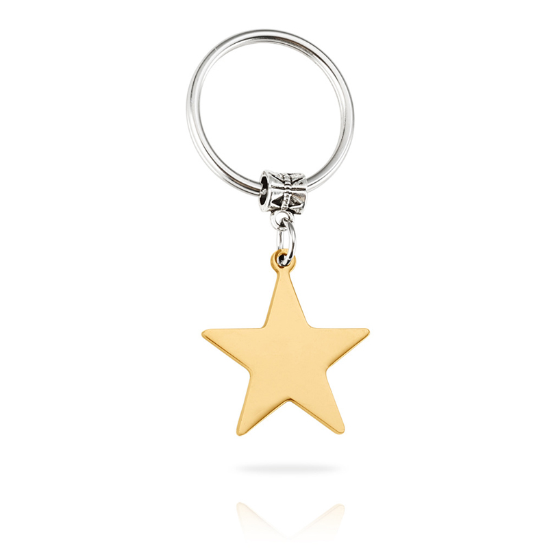 スター 星 メッセージ キーホルダー