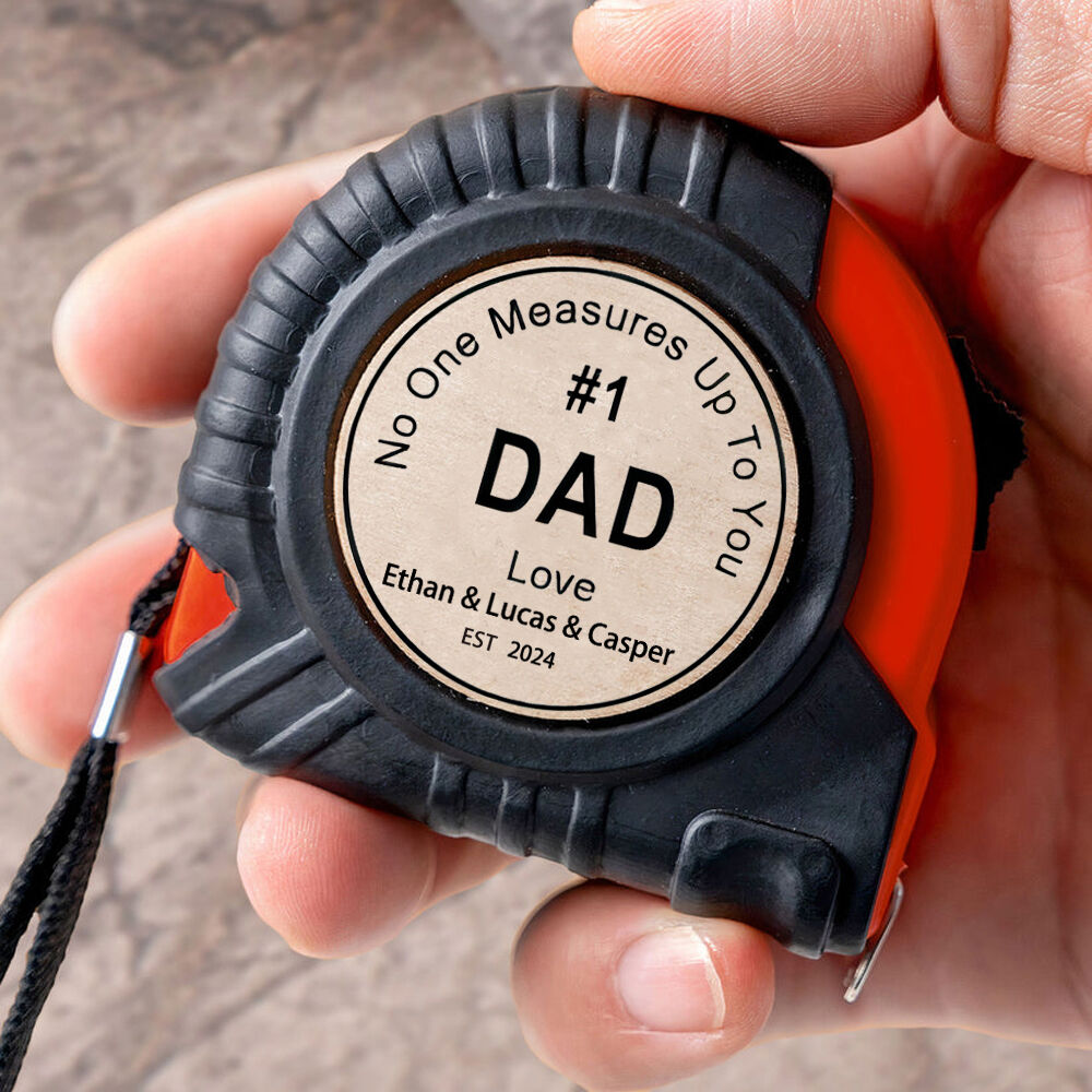 Personalized Tape Measure DIY Home Repair Tools Father’s Day Gift for Dad