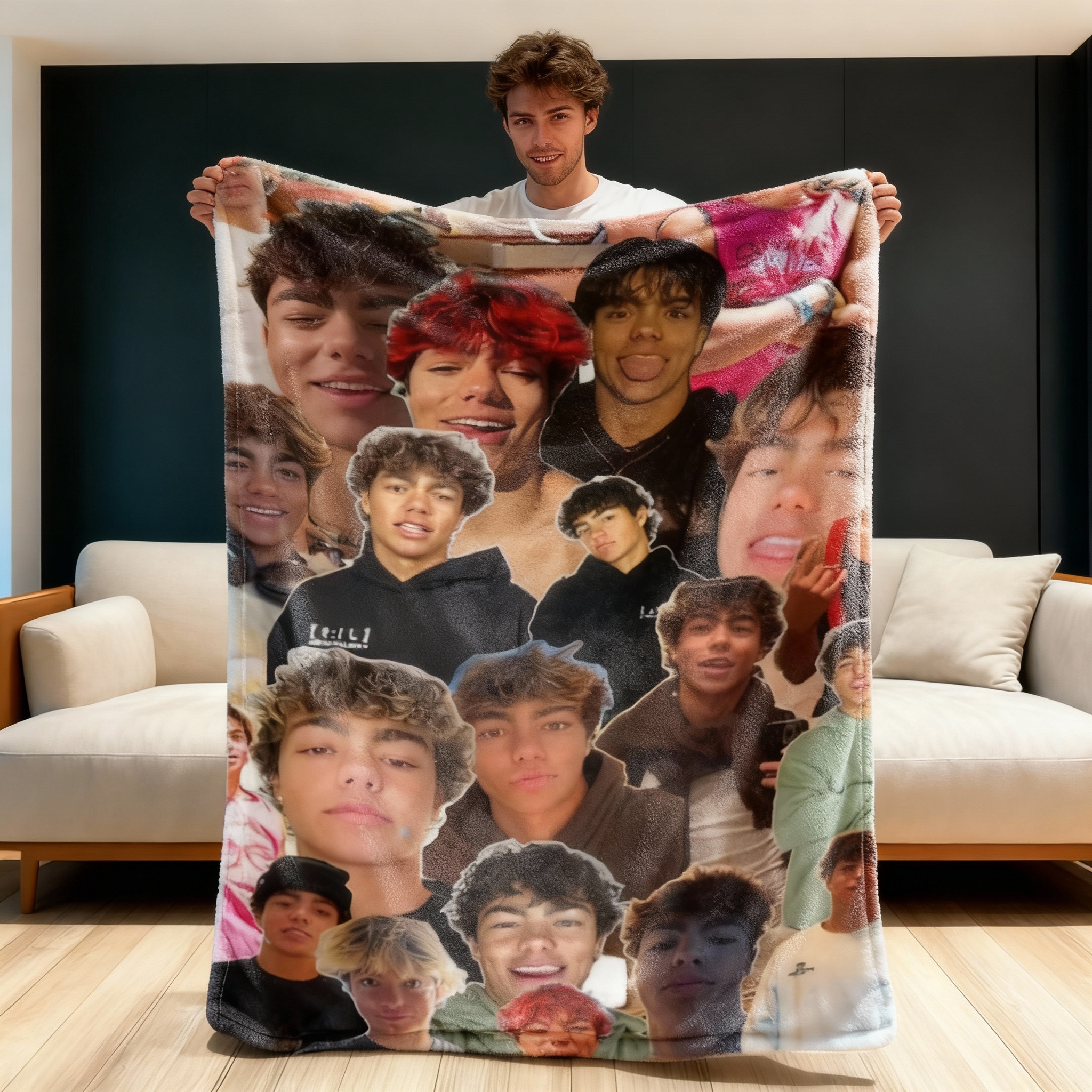 personalized Picture Blanket Funny Gift for Yourself