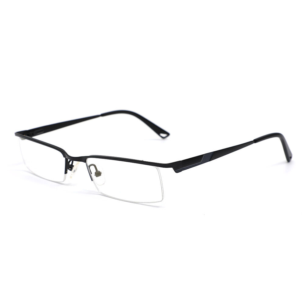 Hamilton Rectangle Black Glasses