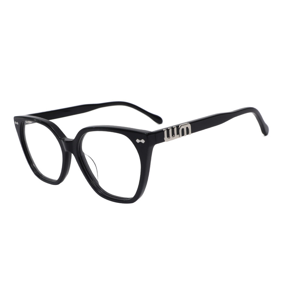 Chassus Cat Eye Schwarze Brille