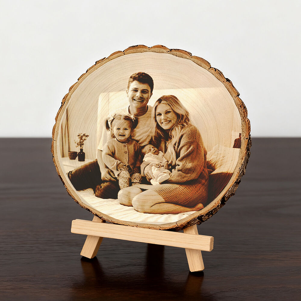 Cornice personalizzata in legno Ornamenti fotografici di famiglia Cornice retrò Adatta per Natale