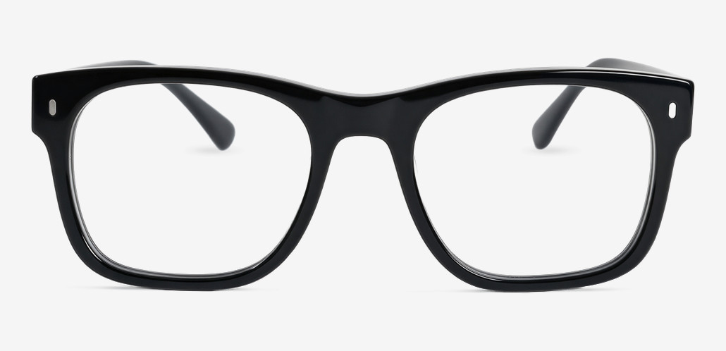 Williams Black Rectangle Glasses