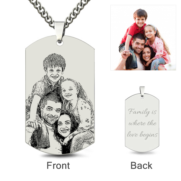 "Memory Of Love" Personalized Photo Necklace