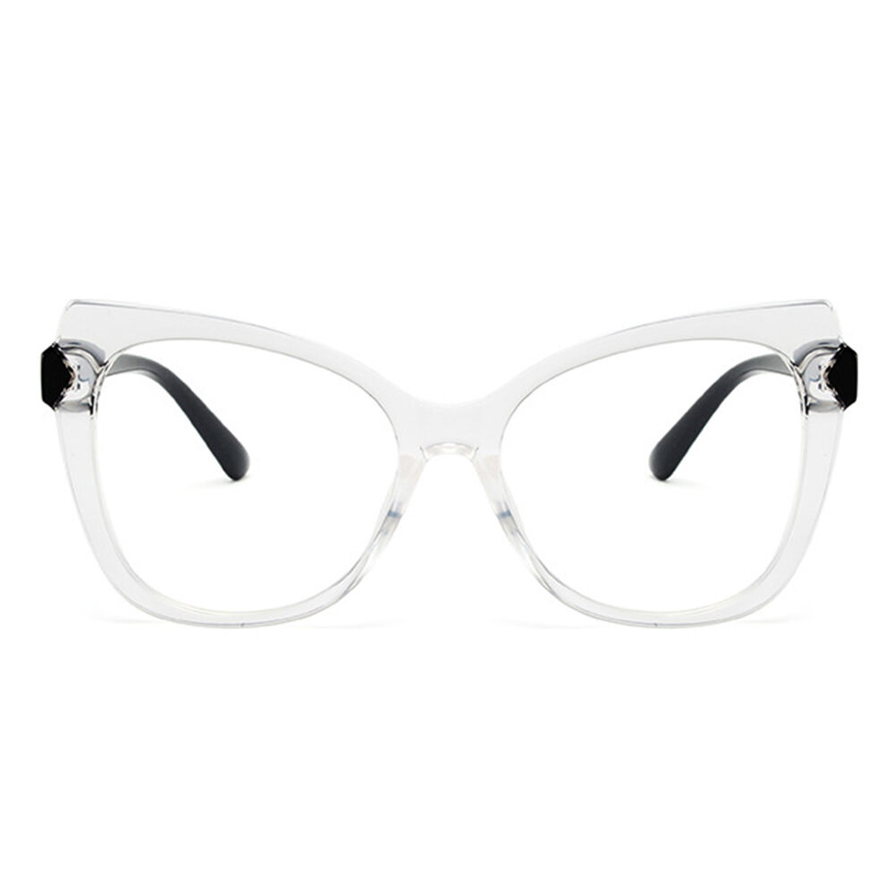 Isabella Cat Eye Clear Glasses