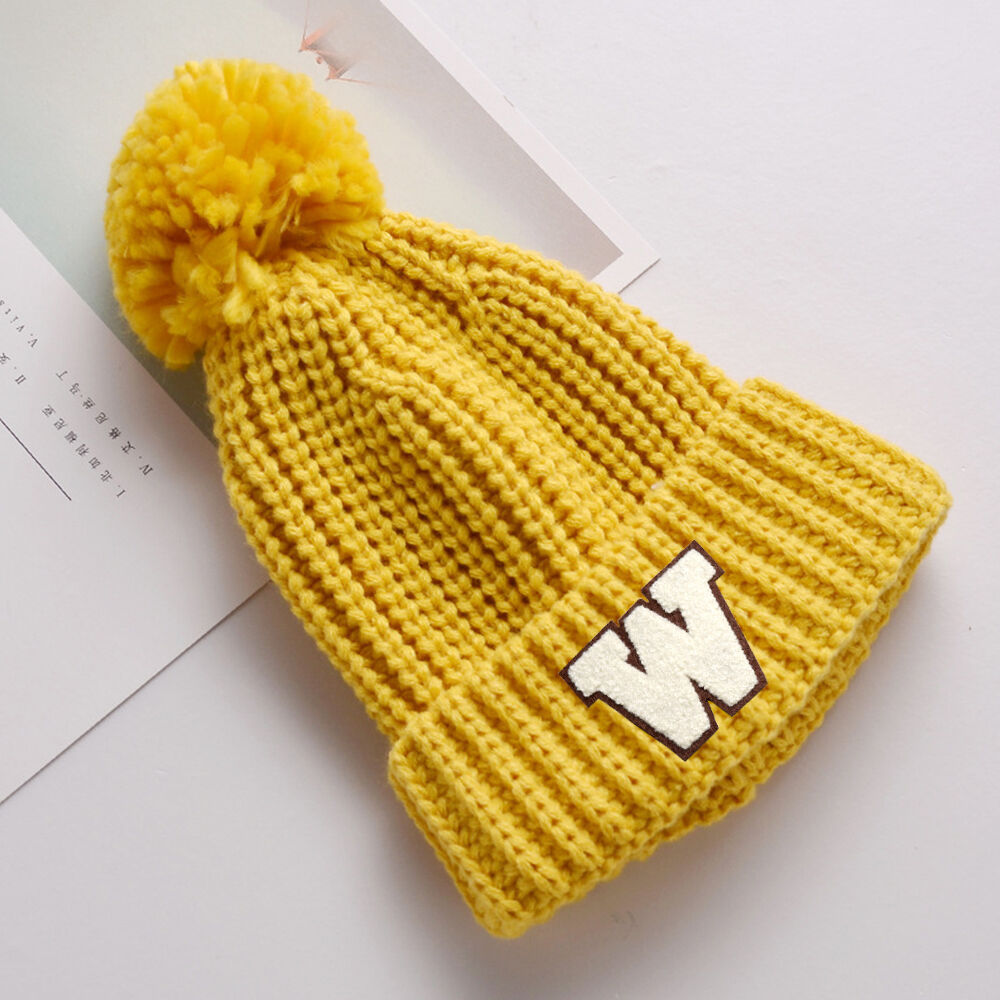 Aangepaste Kid's Hat initialen stof Stickers Baby Beanie Gift voor kinderen